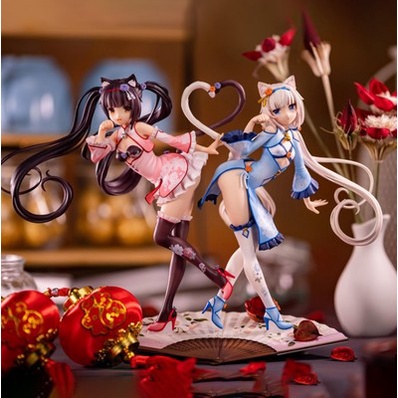♣►Alphamax Mô Hình Nhân Vật Vani nekopara Mặc Sườn Xám Gợi Cảm Nhân Vật Nữ Hoạt Hình Quyến Rũ Bằng pvc