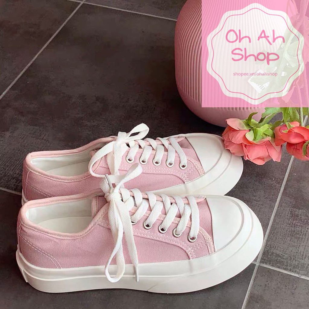 🍓 Giày Mũi Tròn Ulzzang Đế Dày 3.5cm Hàng Loại 1 Mẫu Mới 2021 Chất Đẹp