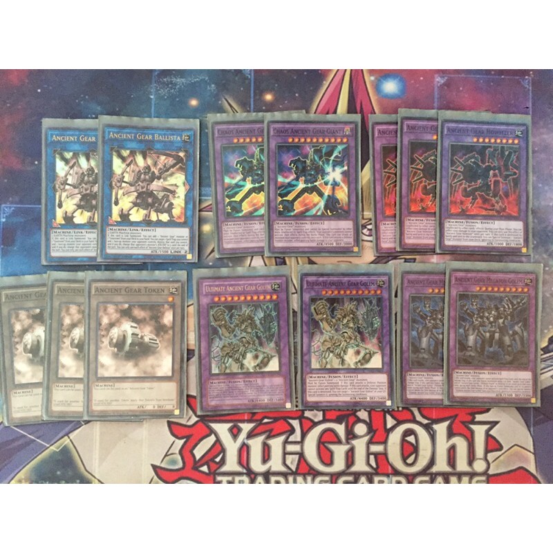 [Thẻ bài yugioh] Bán set Ancient Gear full extra deck