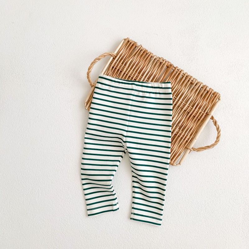 Quần Legging Kẻ Sọc Phong Cách Hàn Quốc Cho Bé