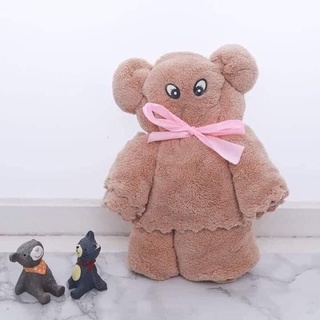 🐻🐻🐻 SET 2 KHĂN SIÊU THẤM HÌNH  GẤU🐻🐻🐻