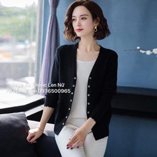 Áo khoác len hai hàng cúc mẫu mới