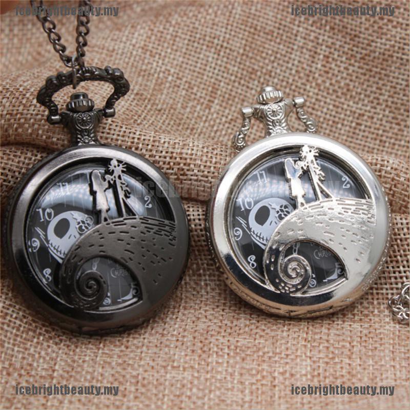 Ice Fashion Christmas Xmas Pendant Women Men Watch Steampunk Necklace Jewelry My