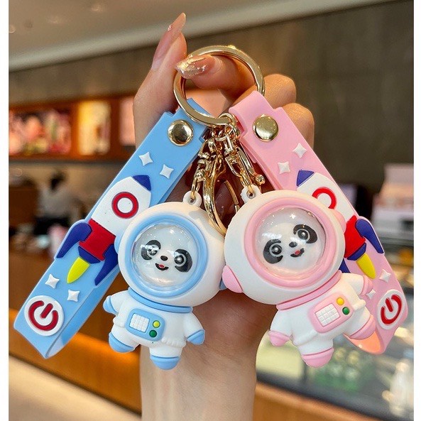 Móc Khóa Phi Hành Gia Thỏ Mặt Nạ Gấu Bear Sky Hot Trend Phụ Kiện Túi Xách Dobi M4
