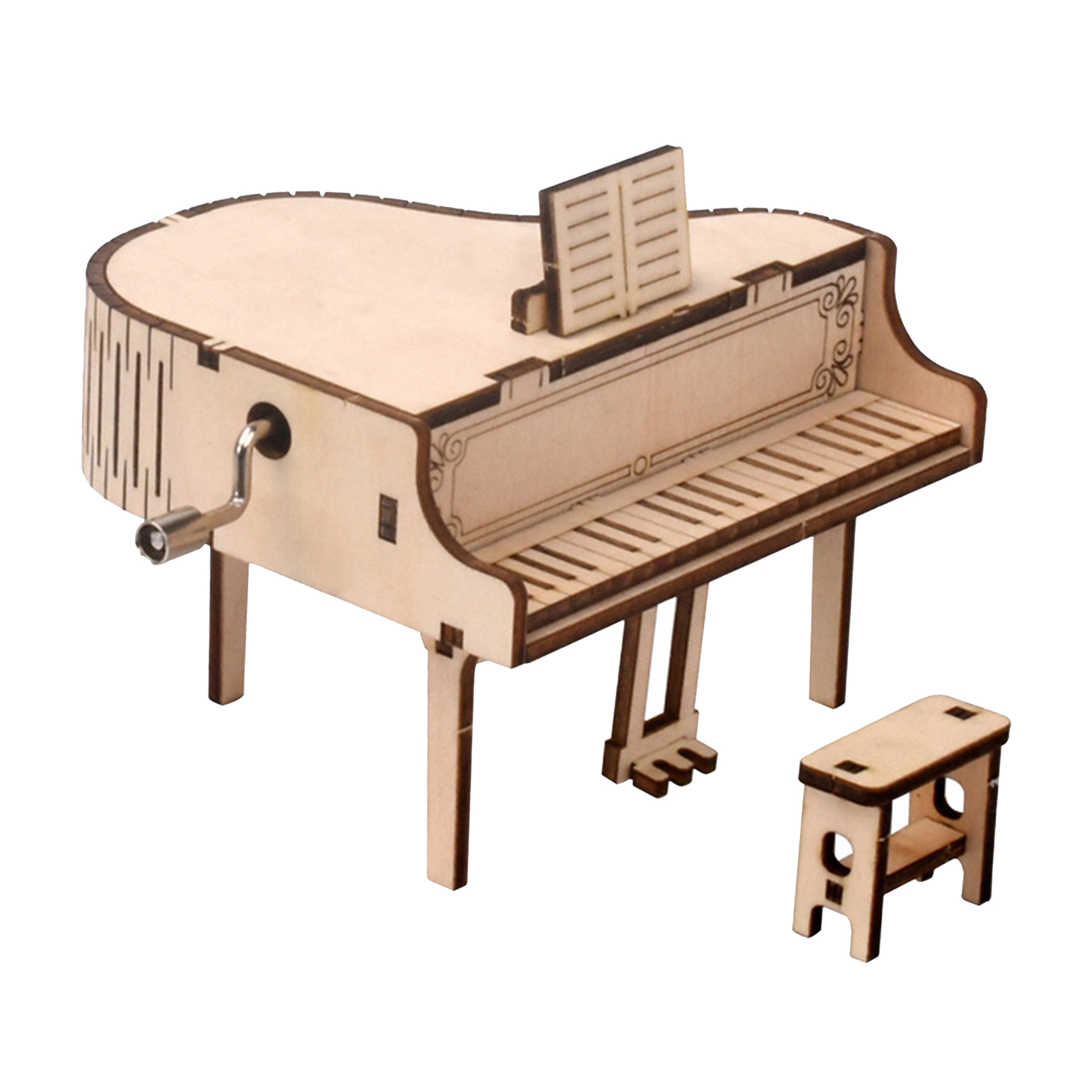 Bộ Lắp Ráp Đàn Piano 3d Bằng Gỗ