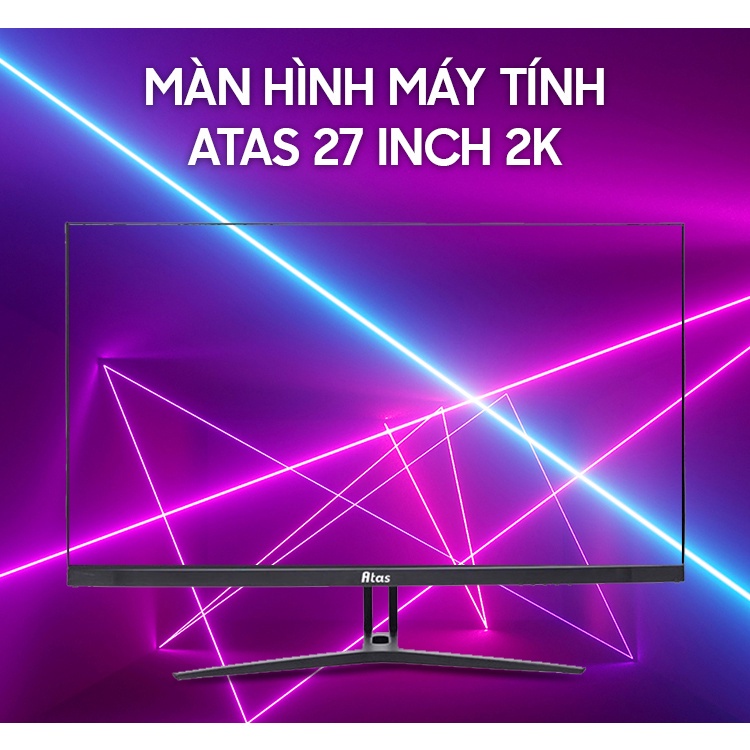 Màn hình máy tính 27 inch 2K ATAS YD270Q - Tần số quét 75HZ - Tấm nền IPS