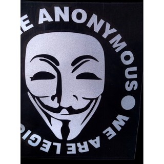 Hình dán ANONYMOUS tròn 14cm