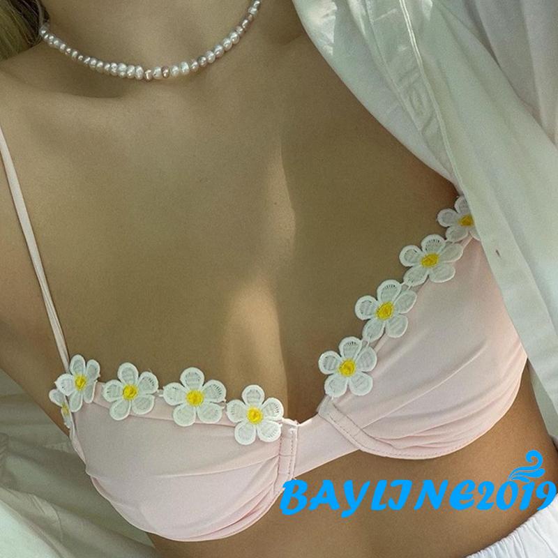 Áo bikini họa tiết hoa quyến rũ dành cho nữ