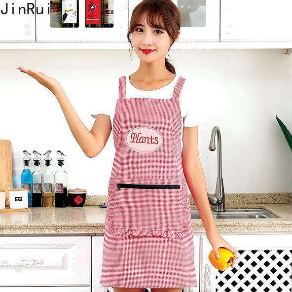 Tạp Dề cotton Nguyên Chất Tay Dài Có Túi Khóa Kéo Và Chống Thấm Nước Chống Dầu Hợp Thời Trang Cho Nhà Bếp