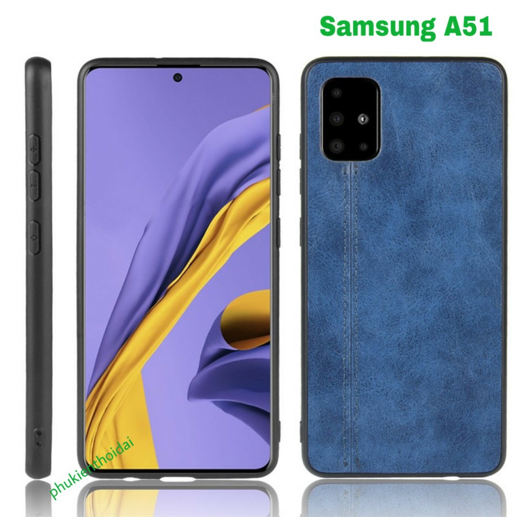 Ốp lưng Samsung A51 FREESHIP Từ 50kchống sốc vân da công nghiệp thời trang cao cấp