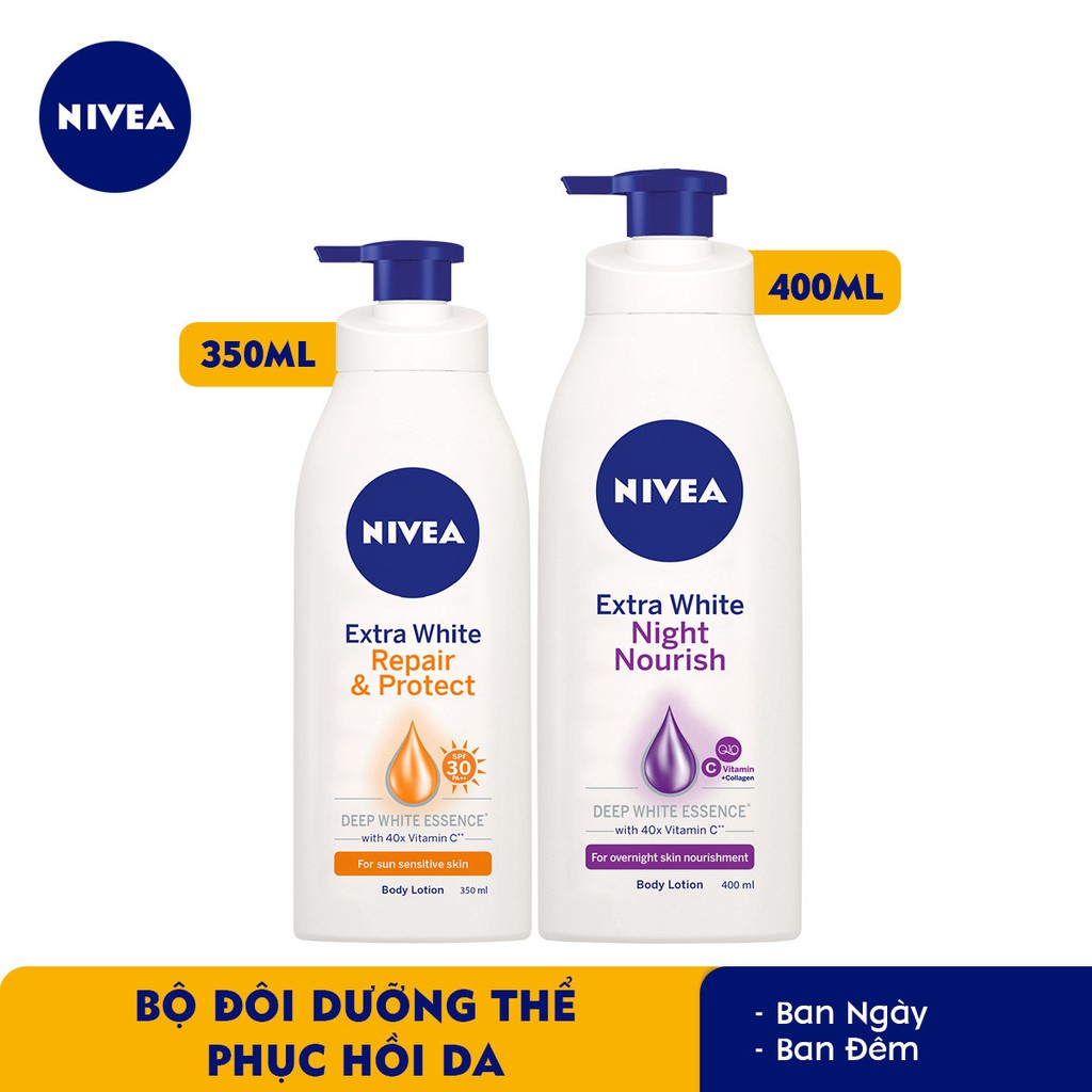 Sữa Dưỡng Thể Nivea Dưỡng Trắng , Phục Hồi , Chống Nắng SPF30