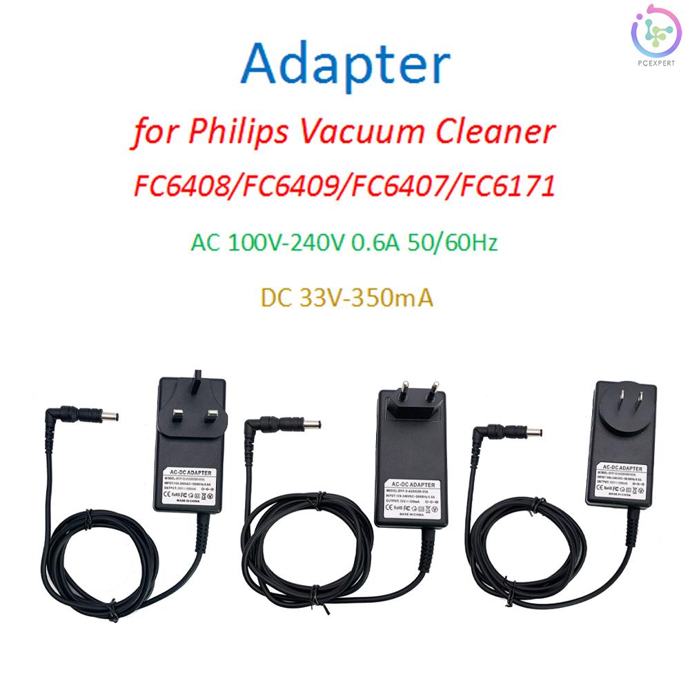 DYF-S-A330350-01A Adapter AC 100V-240V DC 33V-350mA Replacement for Philips Vacuum Cleaner FC6408/FC6409/FC6407/FC6171 UK Plug