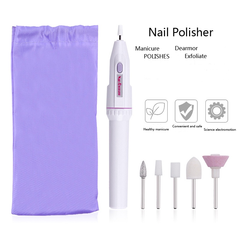 Bộ Máy Mài Đánh Bóng Móng Tay 5 Trong 1 Chuyên Dụng