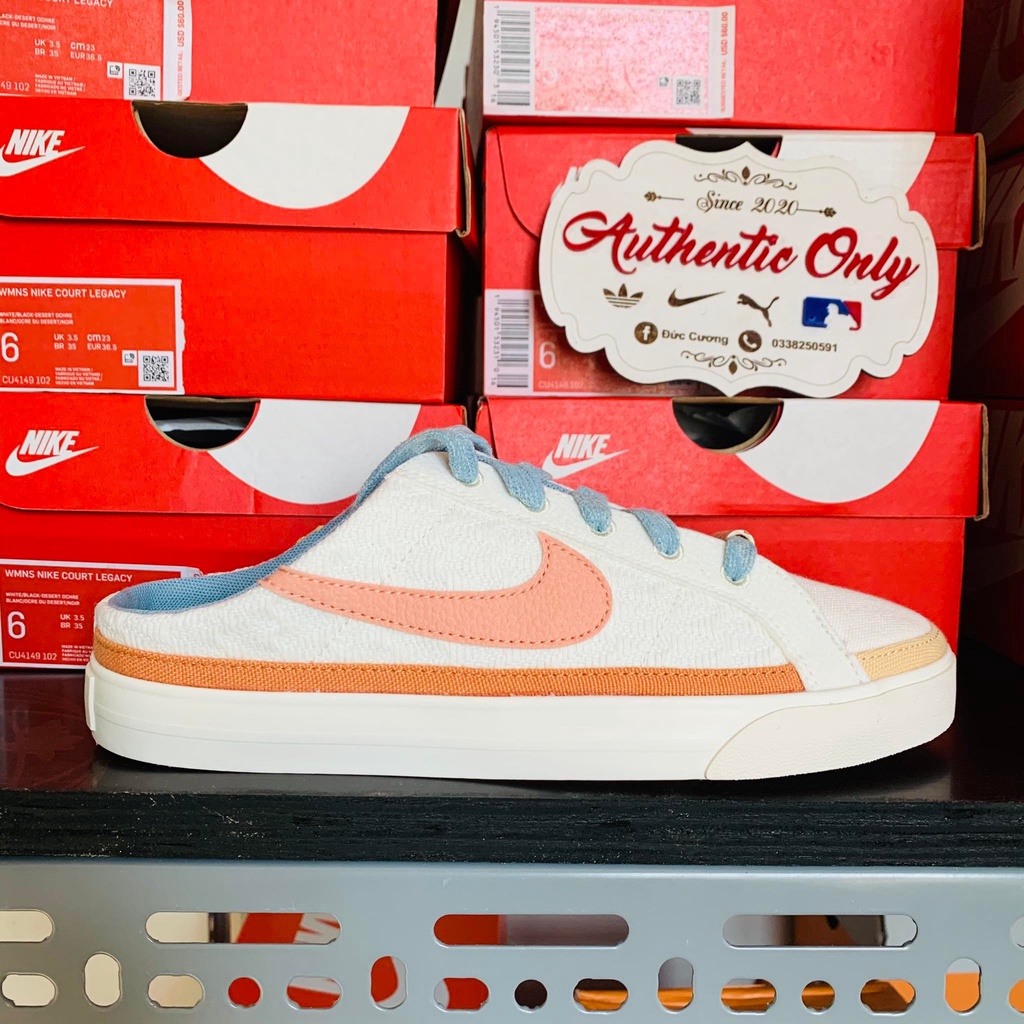 Giày Mule Nike Court Legacy Chính Hãng - DB3970-100, DB3970-001, DV1741-181
