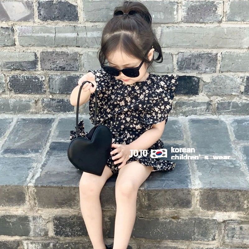 Set Đồ Mùa Hè 5 Món Gồm Áo Hai Dây In Họa Tiết Hoa + Quần Ngắn Phong Cách Hàn Quốc Hợp Thời Trang Cho Nữ