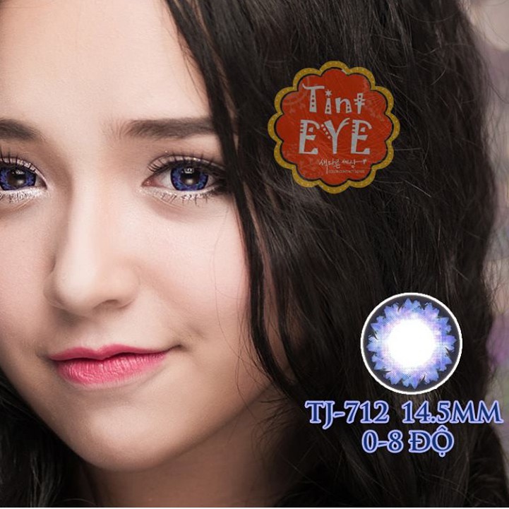 Kính Áp Tròng Tinteye Tiktok Lens TJ-712 Xanh