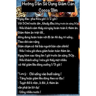 COCOA SLIM GIẢM CÂN