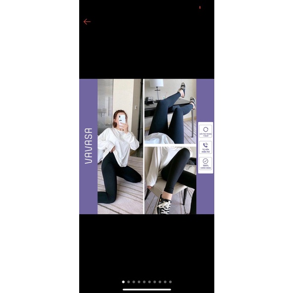 Quần legging nữ LOẠI 1 - Quần legging DÀI co giãn vải mát SIÊU tôn dáng