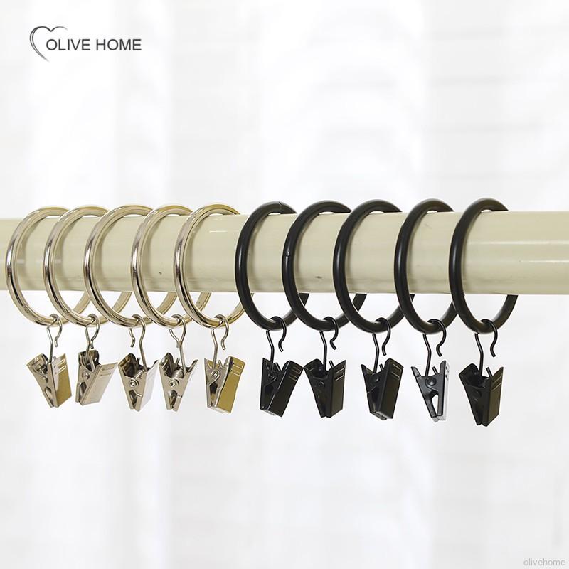 Set 10 kẹp rèm cửa thiết kế độc đáo tiện dụng