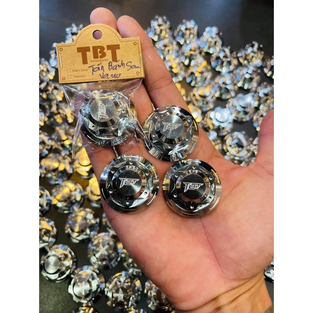 Tán sau TBT inox 304 cho vairo vision ab click và các dòng xe tay ga trên thị trường