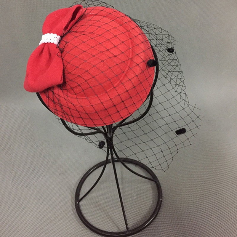 Kẹp Tóc Trang Trí Hình Nón Lưới Dễ Thương