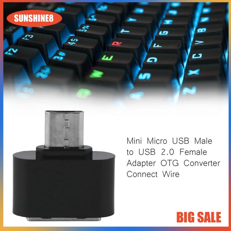 Bộ chuyển đổi kết nối Micro USB 5 Pin sang USB 2.0A OTG