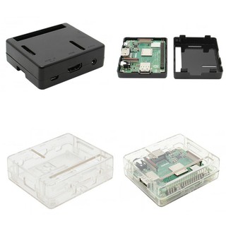 Transparent Color Abs Case for Raspberry Pi Model 3 A+(Plus)