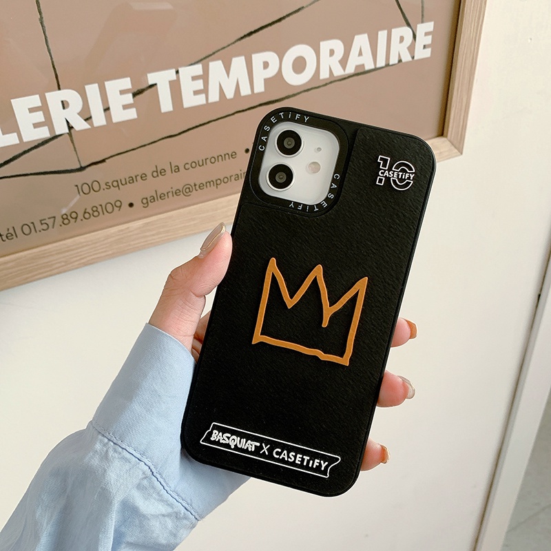 Ốp Điện Thoại Silicone 3d Cho iphone 15 pro max 14 plus 13 mini 12 promax 11 xr x xs max 7g 7 plus Se2020Lmc basquiat