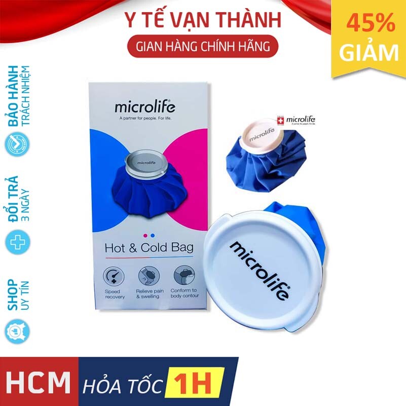 ✅ [Chuẩn Y Tế] Túi Chườm Vải- Microlife, Chườm Đá, Nước Ấm - VT0440