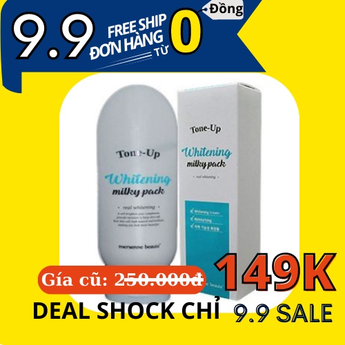 Kem Dưỡng Trắng Da Body Tone Up Whitening Milky Pack Hàn Quốc 200ml - NÂNG TÔNG BODY CHỈ TRONG 5 PHÚT