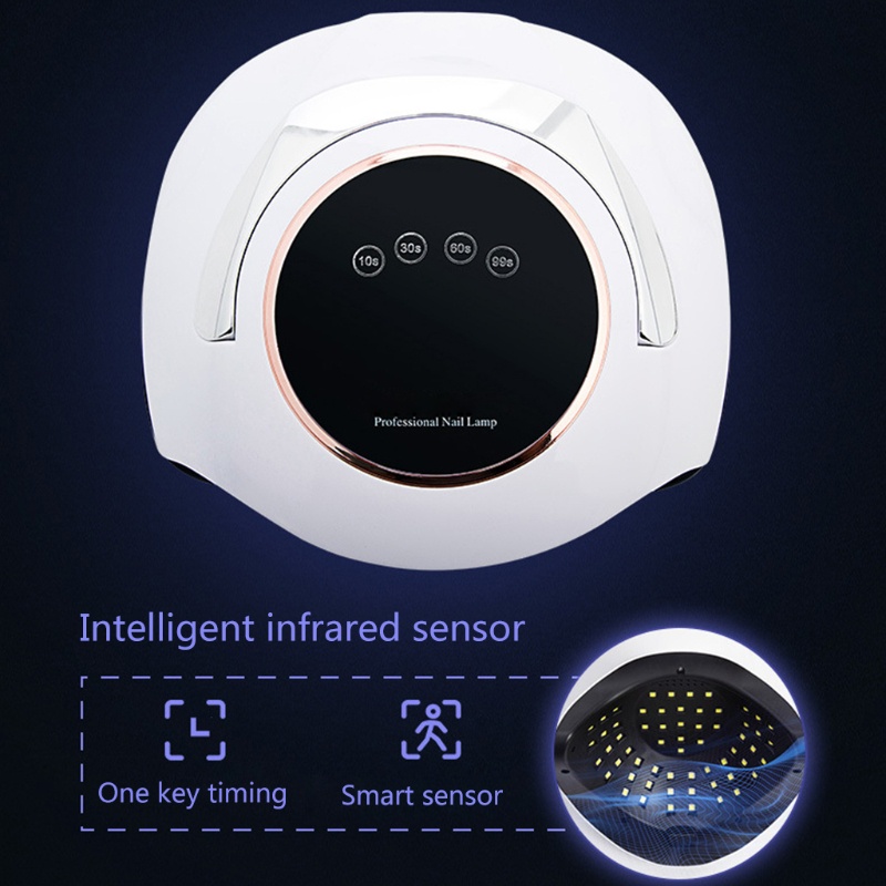 Đèn LED UV Hong Khô Sơn Móng Tay Hình Vòng Cung