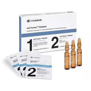 ( TÁCH LẼ) Peel Da Sinh Học Làm Sáng Da,Tái Tạo Chống Lão Hóa MD: CEUTICALS TRANEX RETIPEEL (5 ống x 5 mask) - NHẬP KHẨU