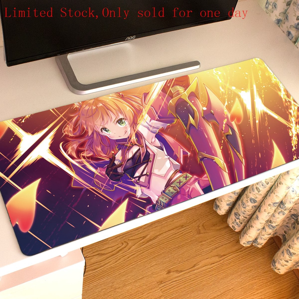 ♜☸♨Mouse pad oversized princess connect peripheral princess connect table anime keyboard mouse table mat