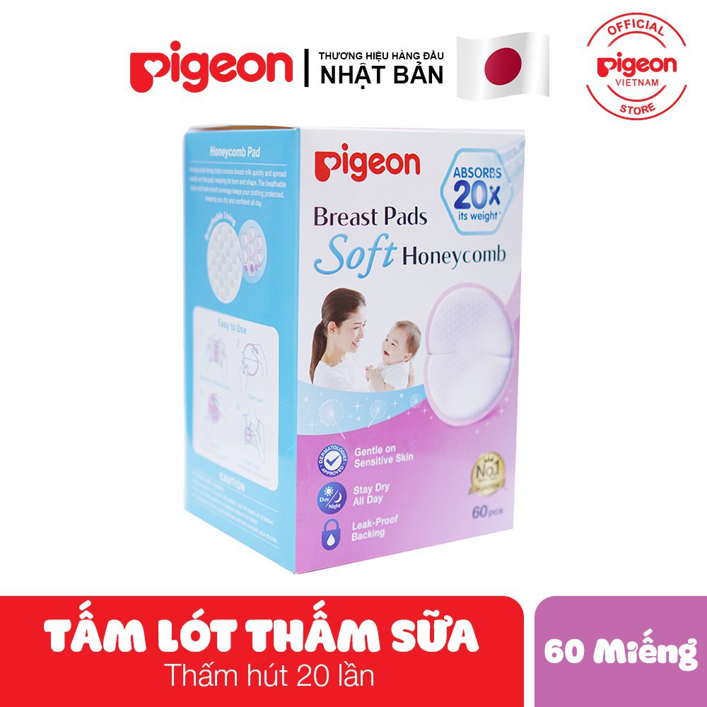 Tấm lót thấm sữa Pigeon 12/30/60 miếng/hộp