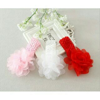 Băng đô bông hoa cho bé