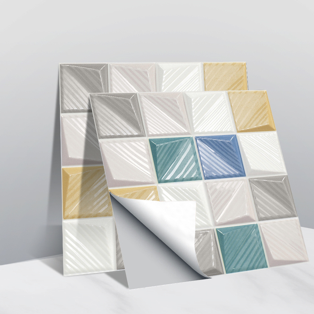 10 Miếng Dán Tường Trang Trí Nội Thất 10x10cm