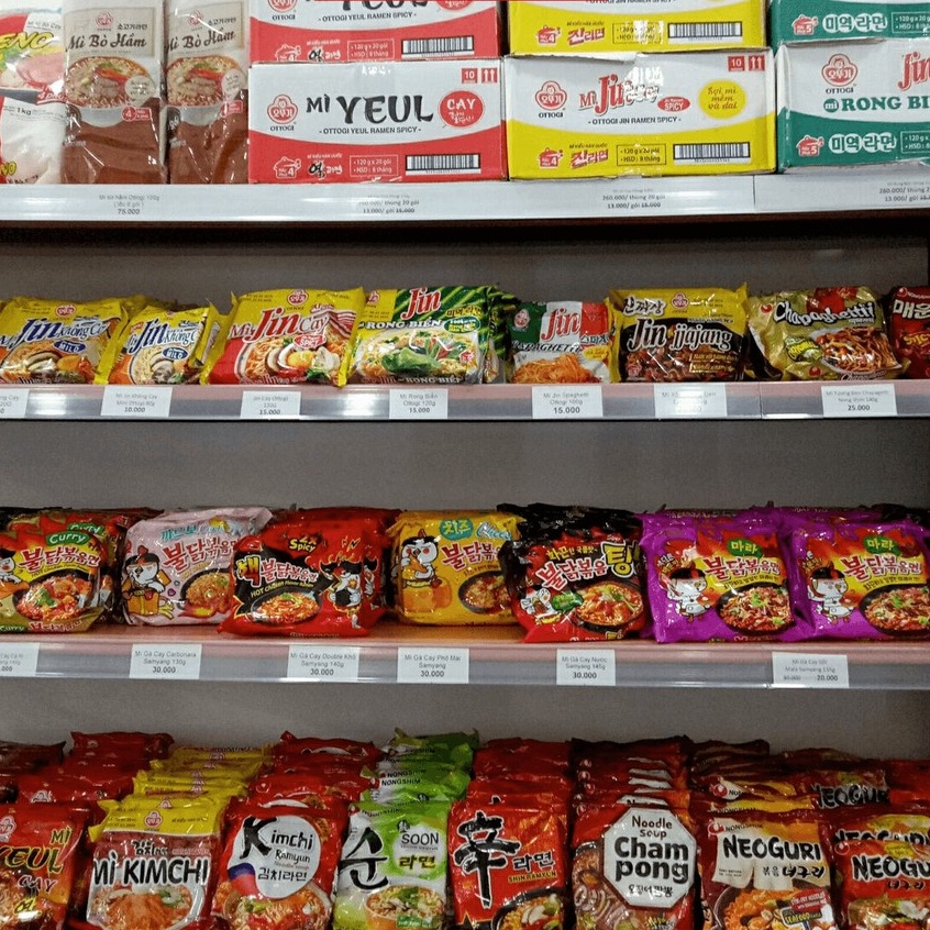 Thùng 20 gói Mì Lá Kim Ottogi 122g