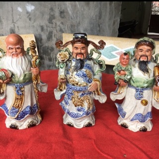 Bộ tam đa phúc lộc thọ cao 32cm