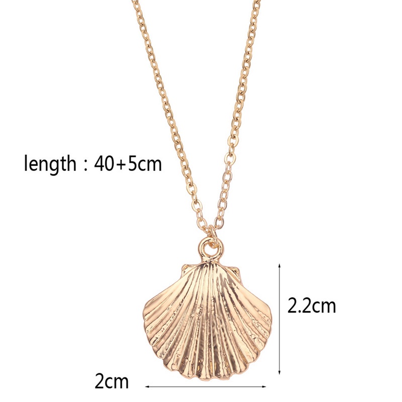 Bohemia Conch Shells Necklace Sea Beach Shell Pendant Necklace For Women Female Shell Cowrie Summer Party Gift Jewelry