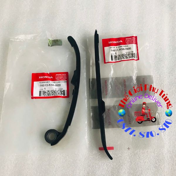 Thằn lằn sên cam Sonic - Winner - CBR 150  Zin honda Indo - 14510-K56-N00/ 14611-K56-N00