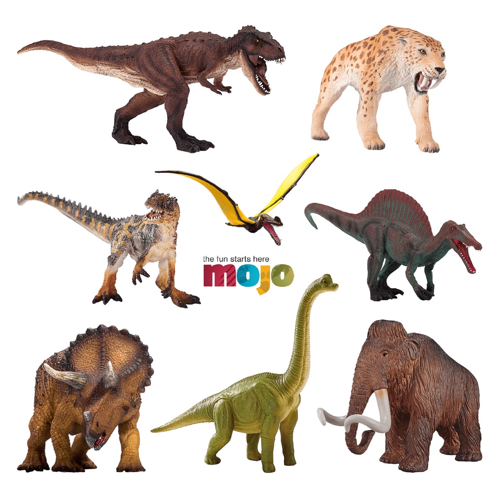 Bộ mô hình động vật tiền sử chính hãng Mojo