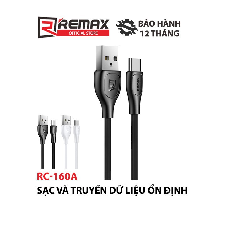 Cáp sạc Iphone Remax RC160i Chính Hãng - Giá rẻ - Chất lượng - Siêu bền