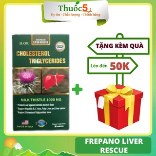 Bổ gan frepano liver rescue hỗ trợ gan hộp 30 viên