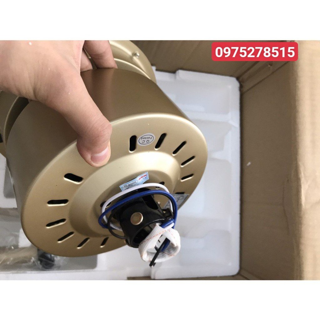 Quạt Trần Động Cơ Lõi Đồng FULL 6 Cấp Độ Gió, 3 Chế Độ Đèn LED, Có Điều Từ Xa, Động Cơ DC 2 Chiều Gió[Bảo Hành 5 Năm] | BigBuy360 - bigbuy360.vn
