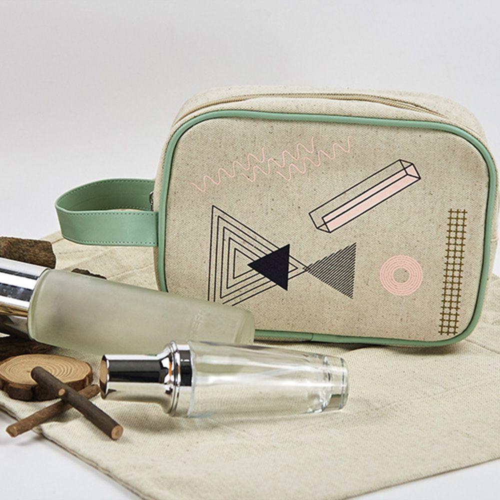 Túi Vải Lanh Đựng Mỹ Phẩm Sức Chứa Lớn Đa Năng Tiện Dụng