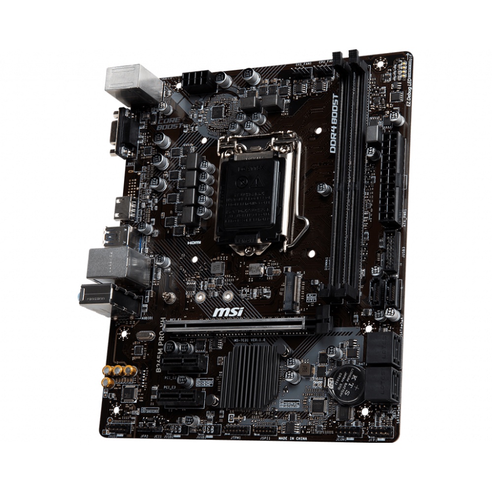 Bo mạch chủ MSI B365M PRO-VH 1151v2 Socket 1151,2 khe ram, m-ATX, Intel B365  bảo hành 3 năm hãng