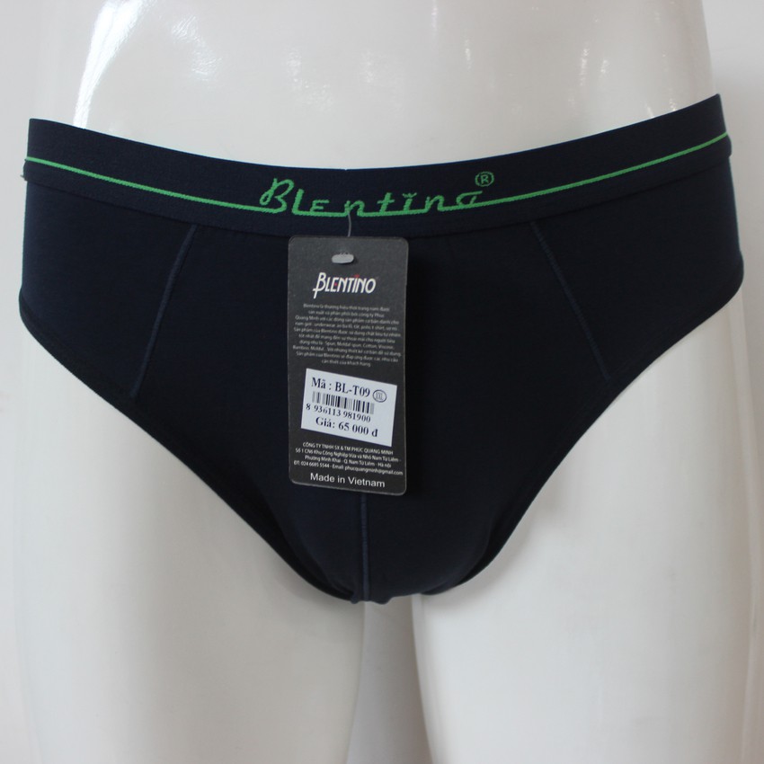 [Mã LTBAUAB22 giảm 7% đơn 99K] Quần Lót Nam Tam Giác Blentino T09 - Sịp Thông Hơi Free Size 50kg đến 80kg
