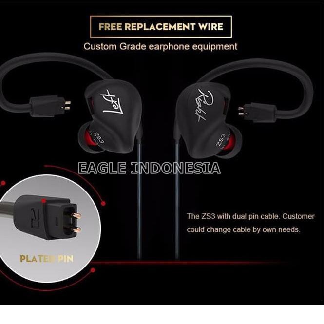 Tai Nghe Thể Thao Kz Zs3 Knowledge Kèm Mic Chính Hãng | BigBuy360 - bigbuy360.vn