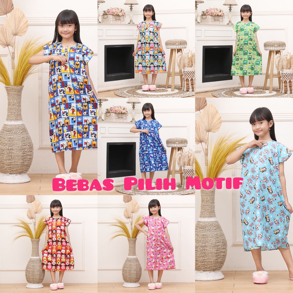 Vớ Cotton Mềm Mại Họa Tiết Nhân Vật Negligee Dành Cho Bé 7-8 Tuổi