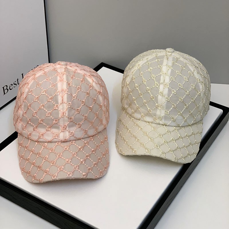 Mũ Lưỡi Trai Màu Trơn Thoáng Khí Thời Trang Xuân Hè Cho Nữ